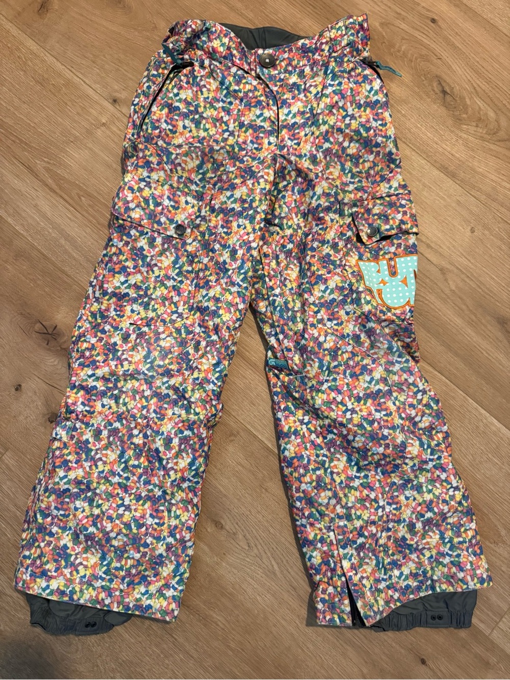Burton Multicolor jelly bean Print Kids Snow Pants